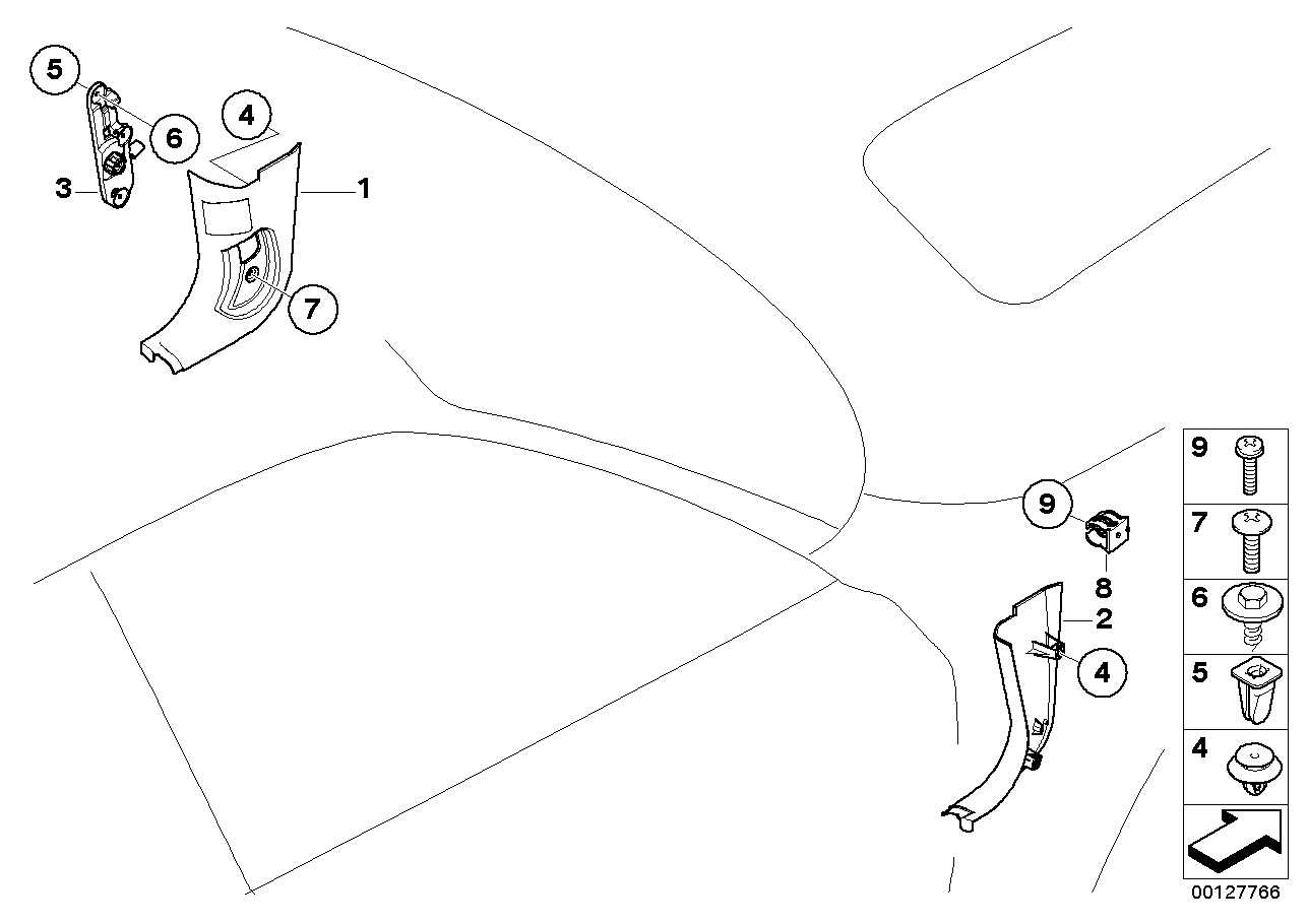 BMW 51233449415 Bracket, Obd Driver'S Footwell