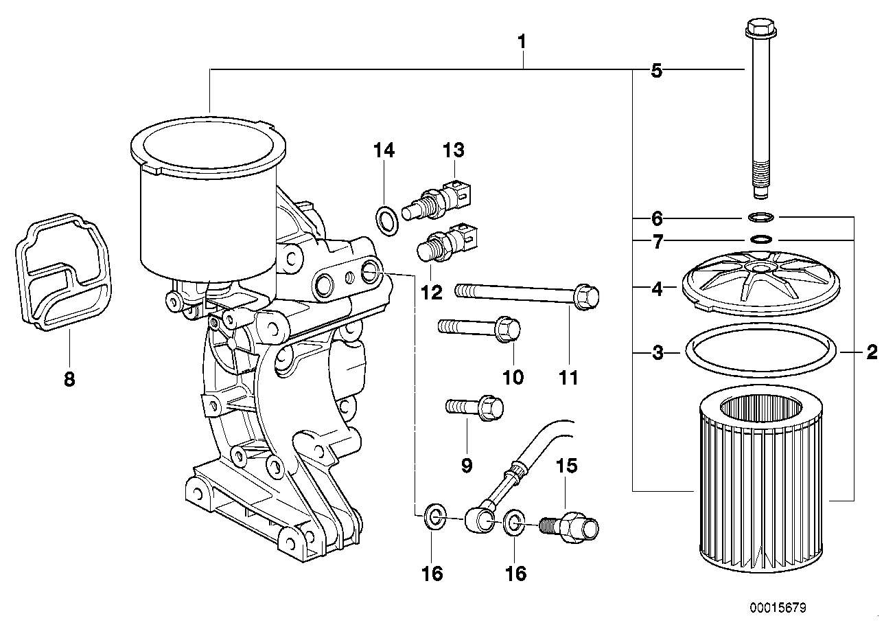 BMW 12611404699 Oil Temperature Switch