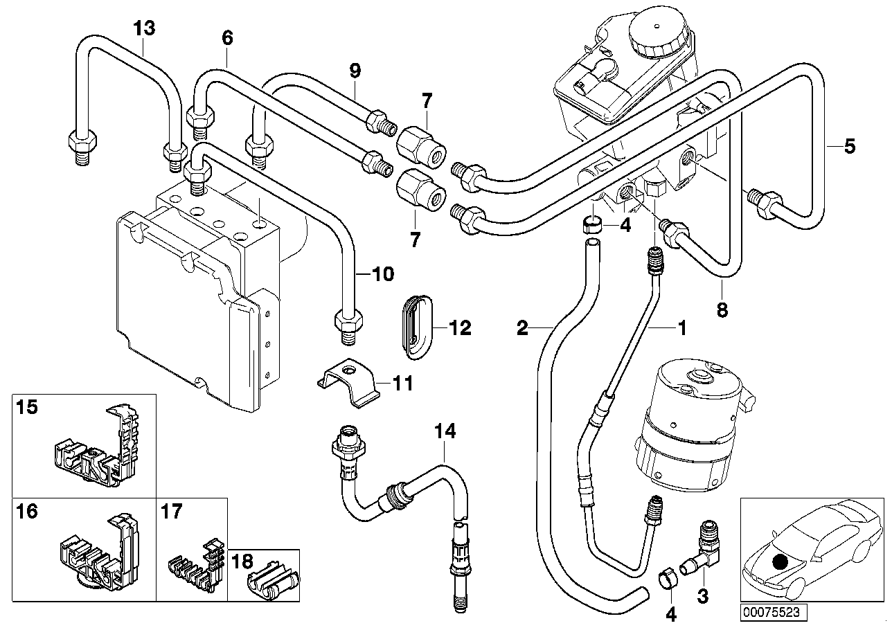 BMW 34326754935 Pipe