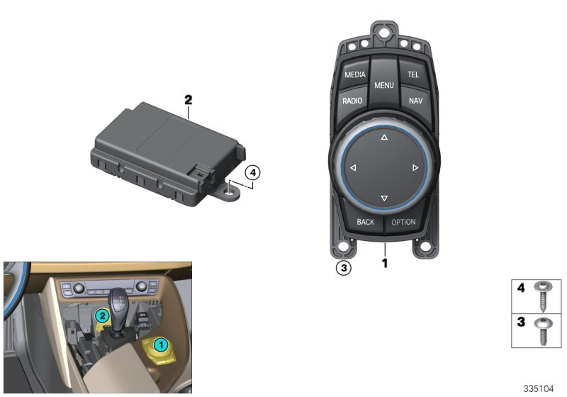 BMW 65826995614 Controller