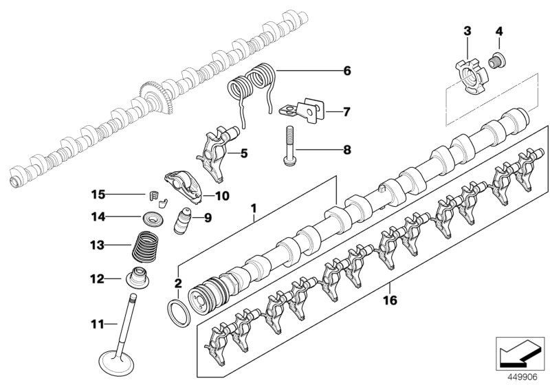 BMW 11340030707 Repair Kit Valve Seal Ring