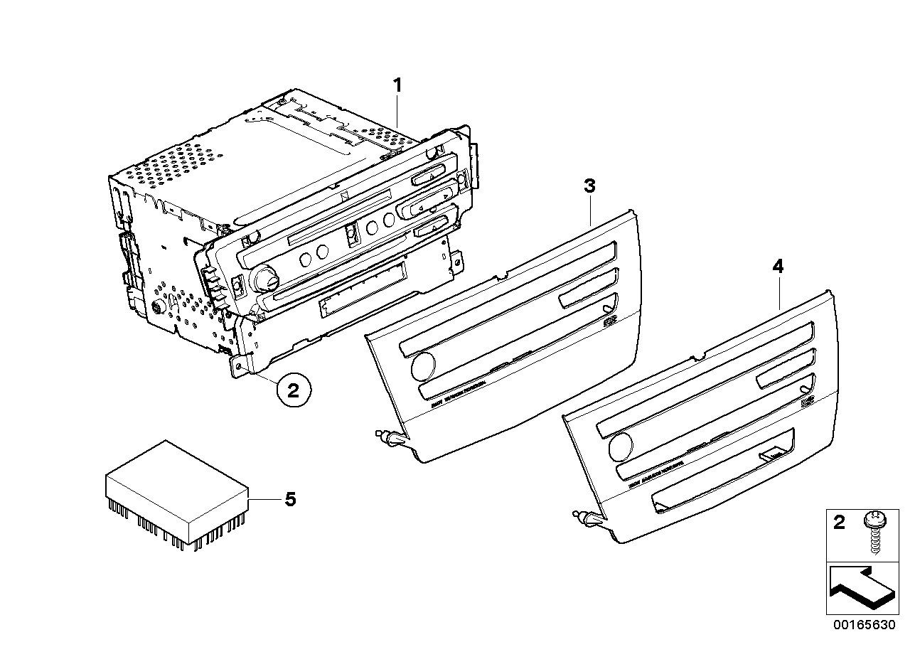 BMW 65839189462 Exchange-Ccc Cd