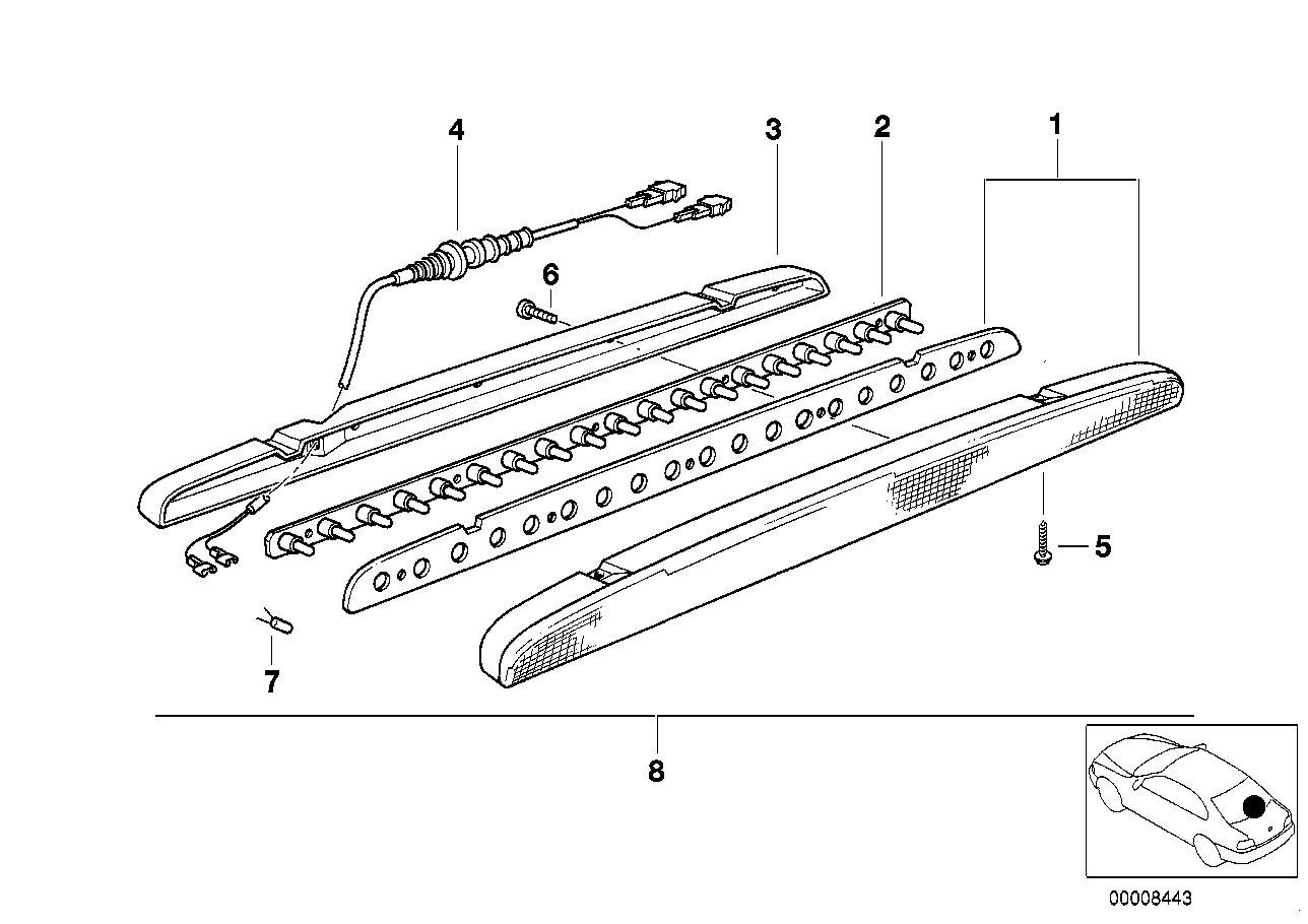 BMW 63258355030 Covering Cap