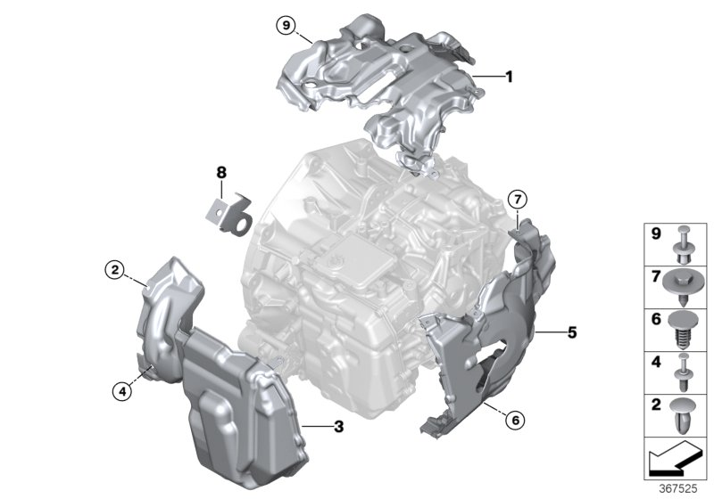 BMW 24148606064 Holder