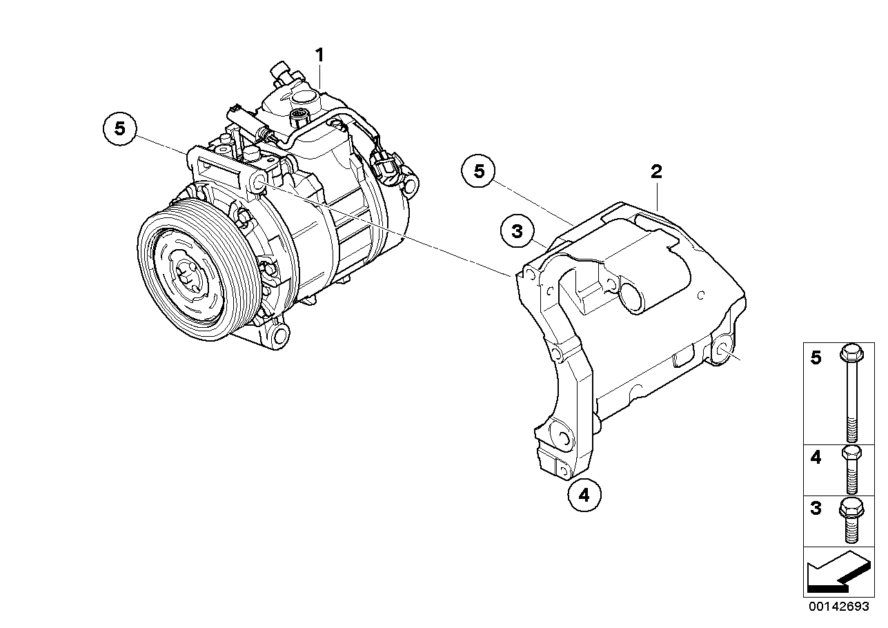 BMW 07119905300 Hex Bolt