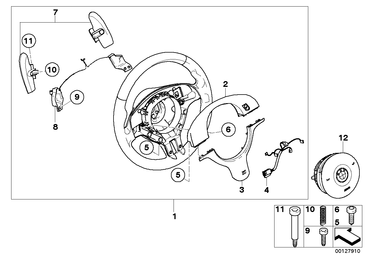 BMW 32306756573 Screw For Plastic