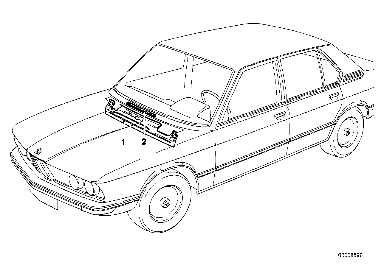 BMW 51711848278 Heater Closing Panel