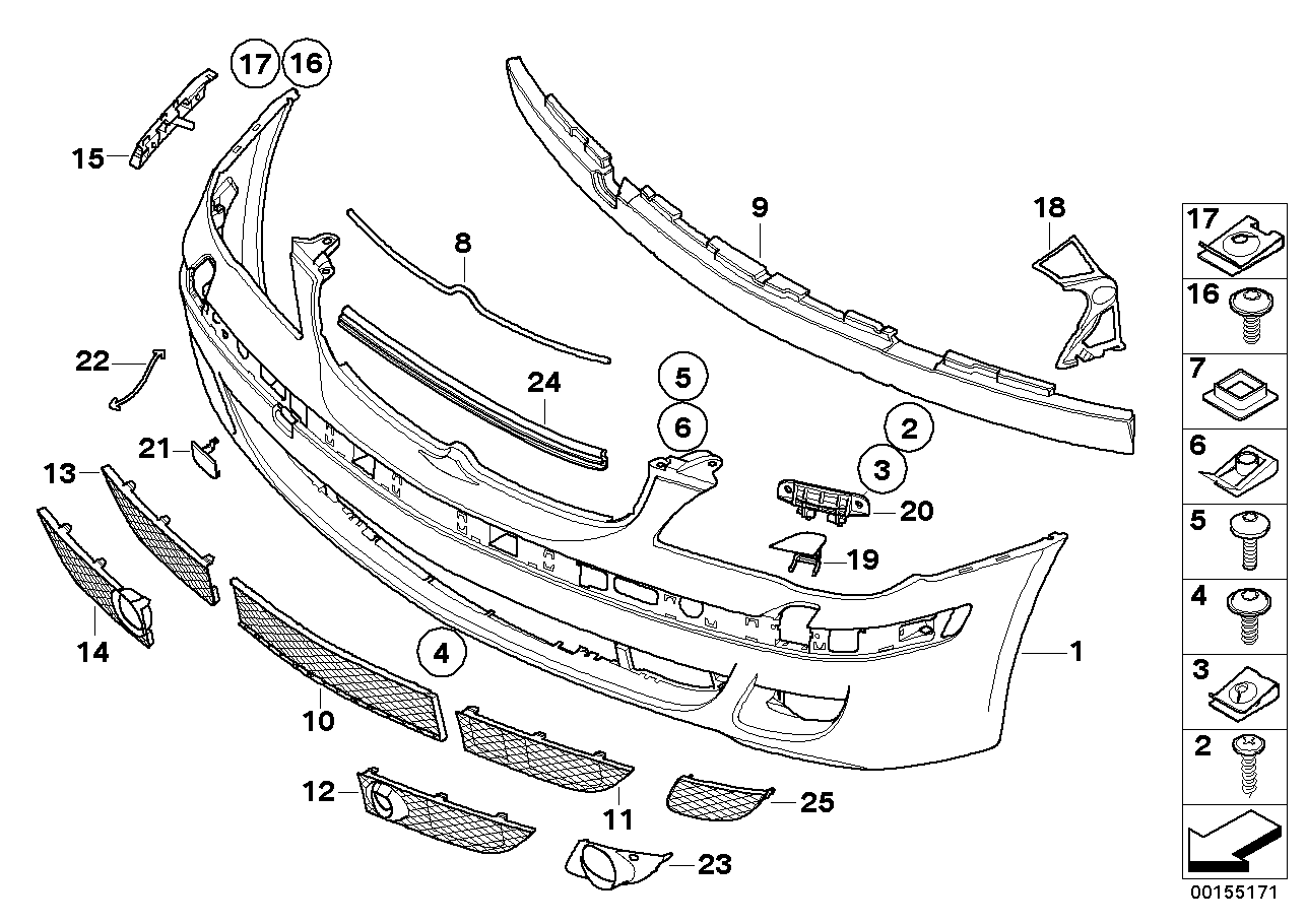 BMW 07129904078 Body Nut