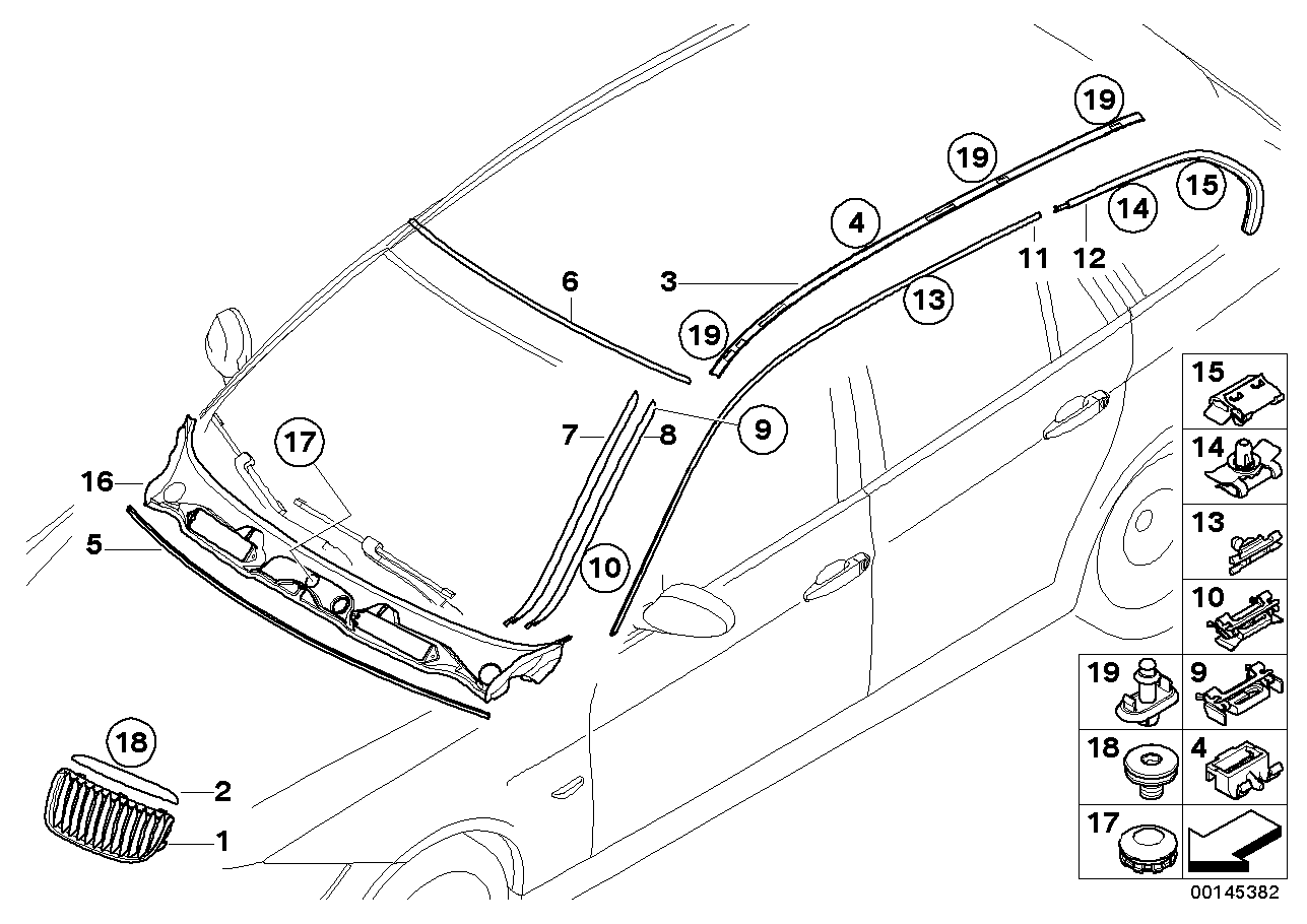 BMW 07147174961 Screw