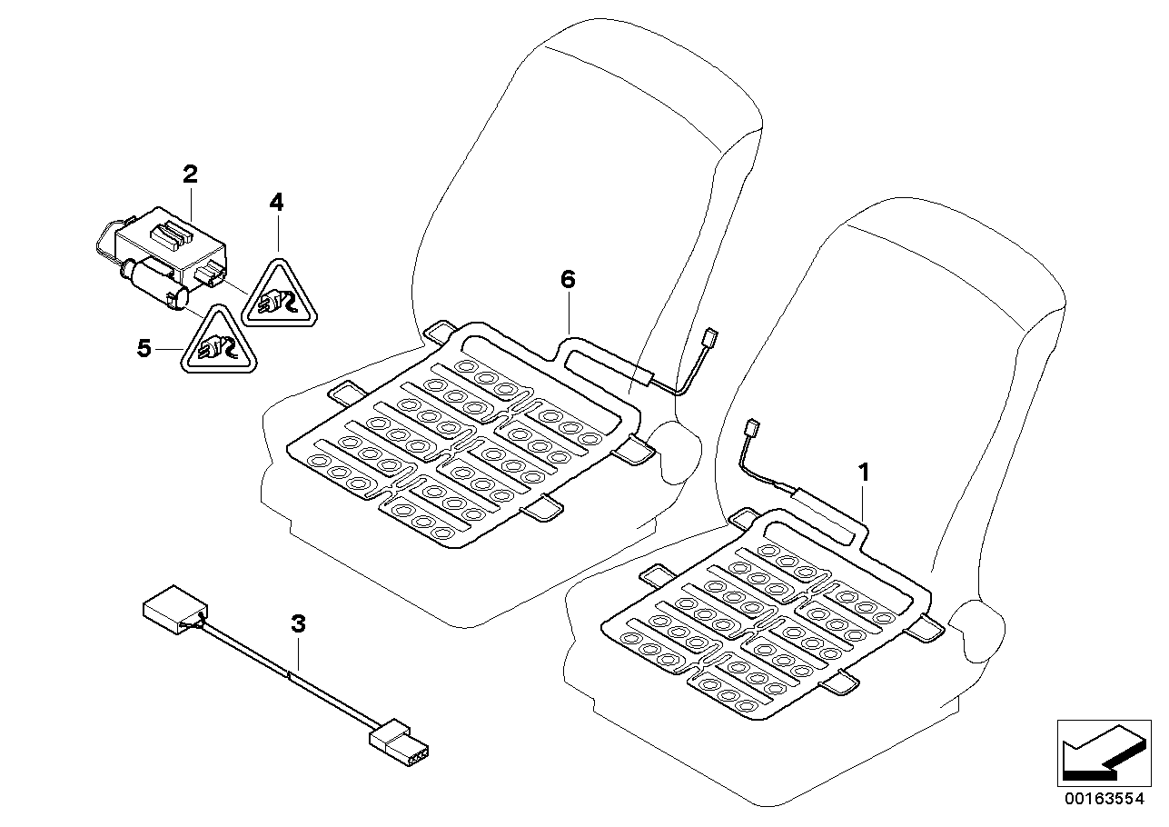 BMW 61126939372 Wiring Set