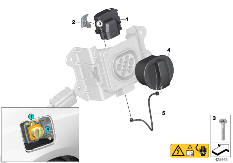 BMW 61139320473 Emergency Release