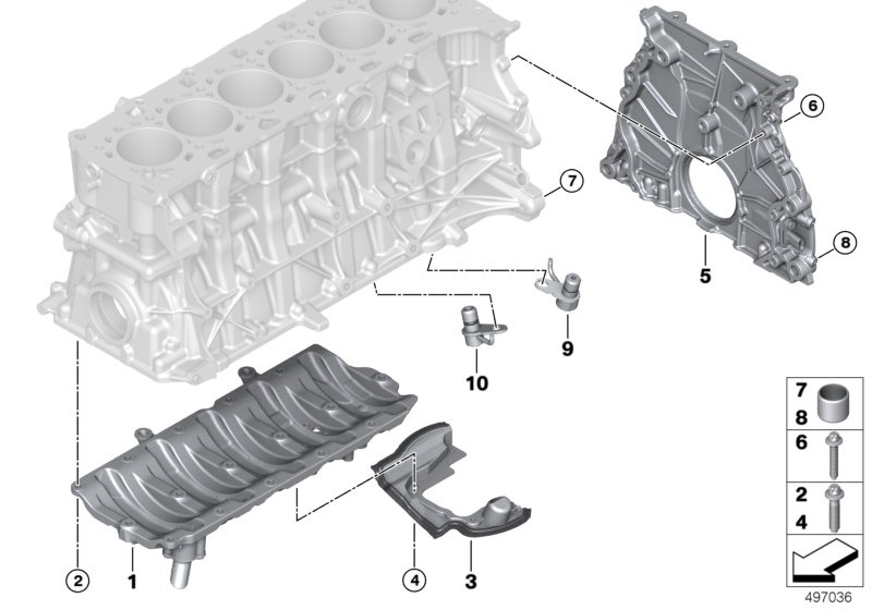 BMW 11428073816 OIL SPRAYING NOZZLE