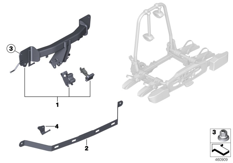 BMW 82712337788 Supplementary Pack, Rear Transport