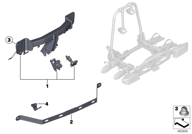 BMW 82712157700 Rear Transport System Crossover