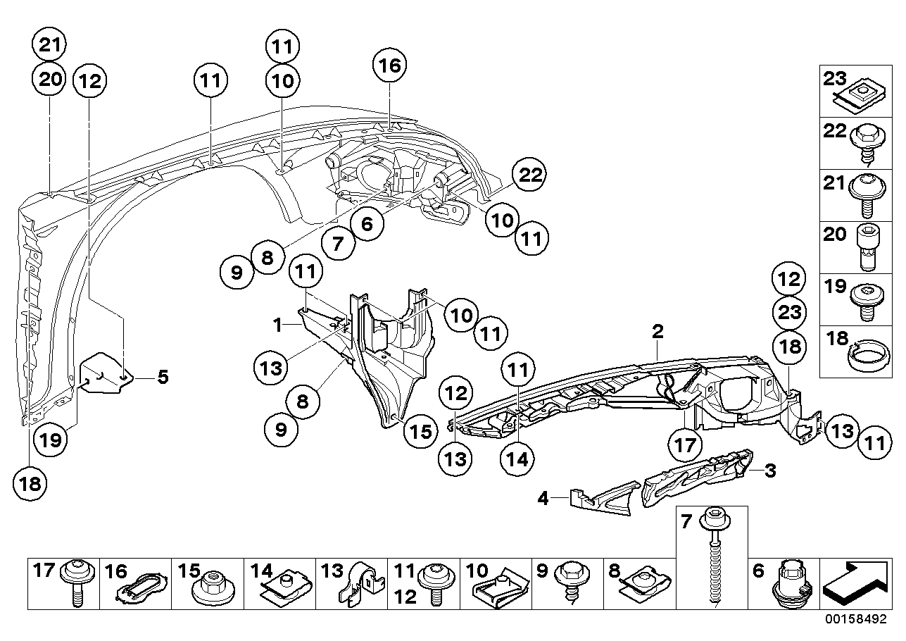 BMW 51657181322 Adjustment Element