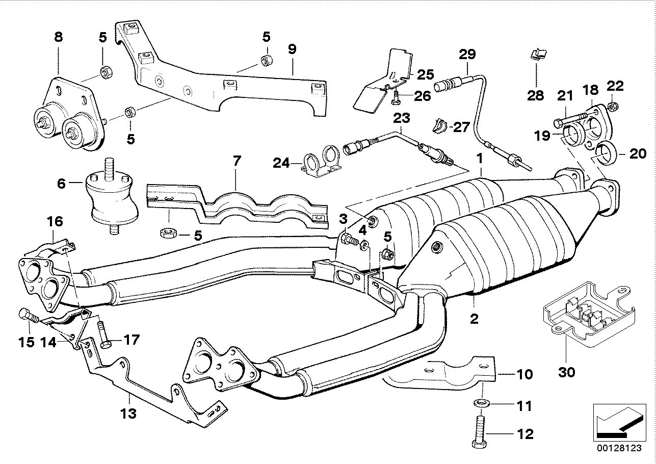 BMW 18301723484 Rubber Mounting