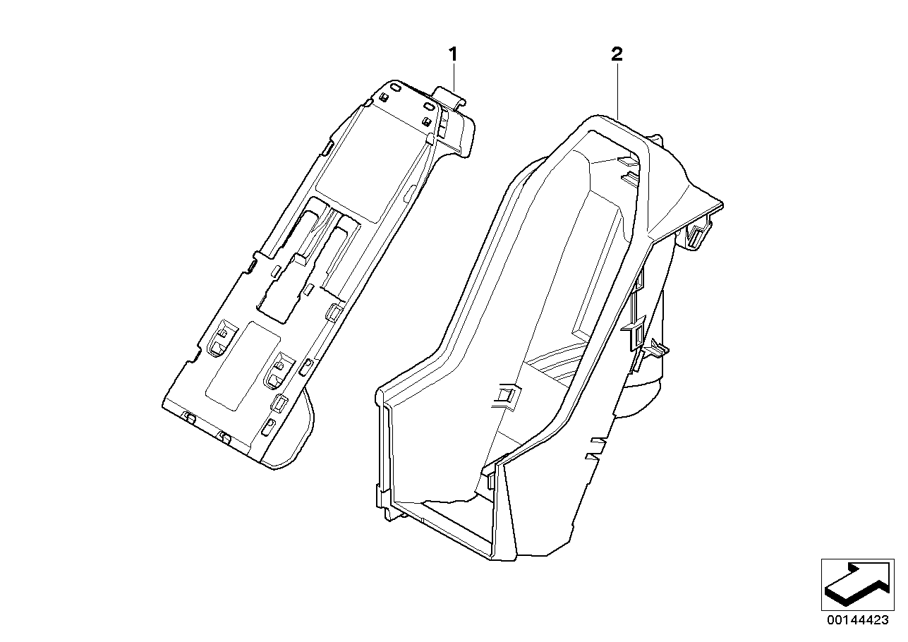 BMW 84216946075 Eject Box, Mobile Telephone