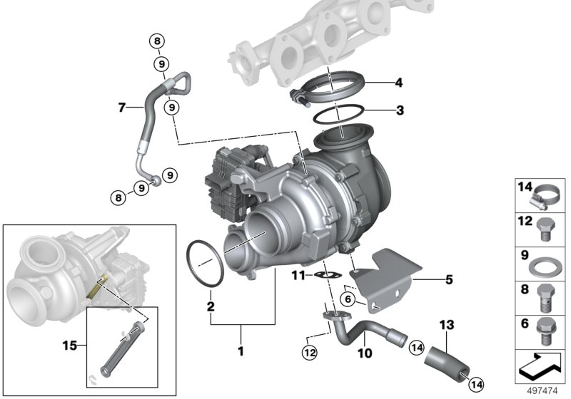 BMW 11658596432 Repair Kit For Coupling Rod