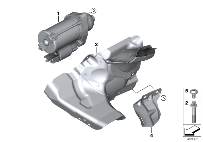 12418621649 BMW HEAT RESISTANT PLATE