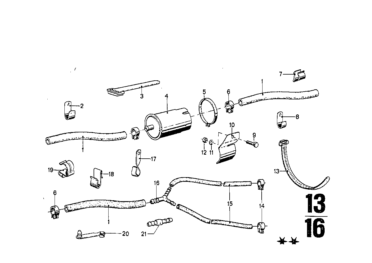 BMW 13531257243 Hose Clamp