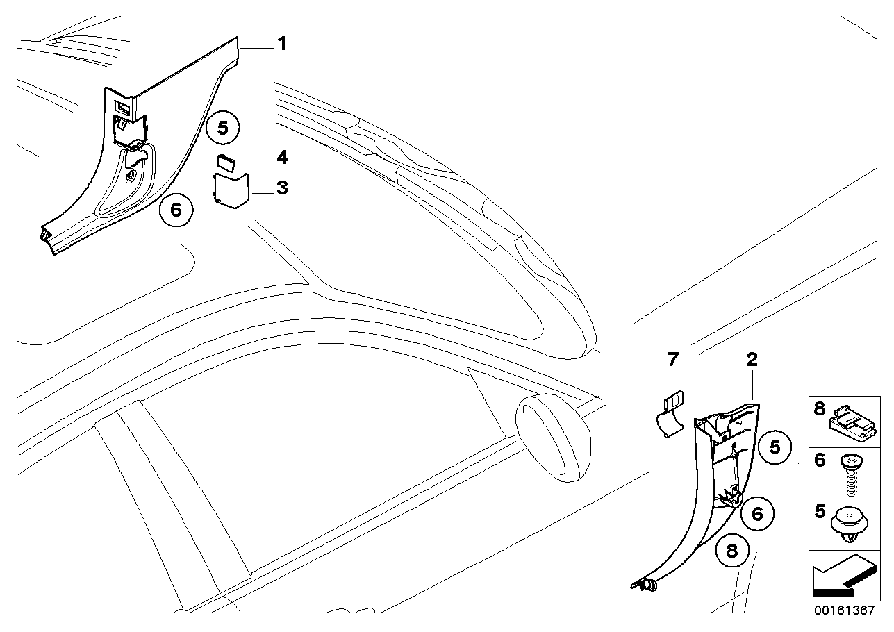 BMW 51437147542 Obd Plug Cover