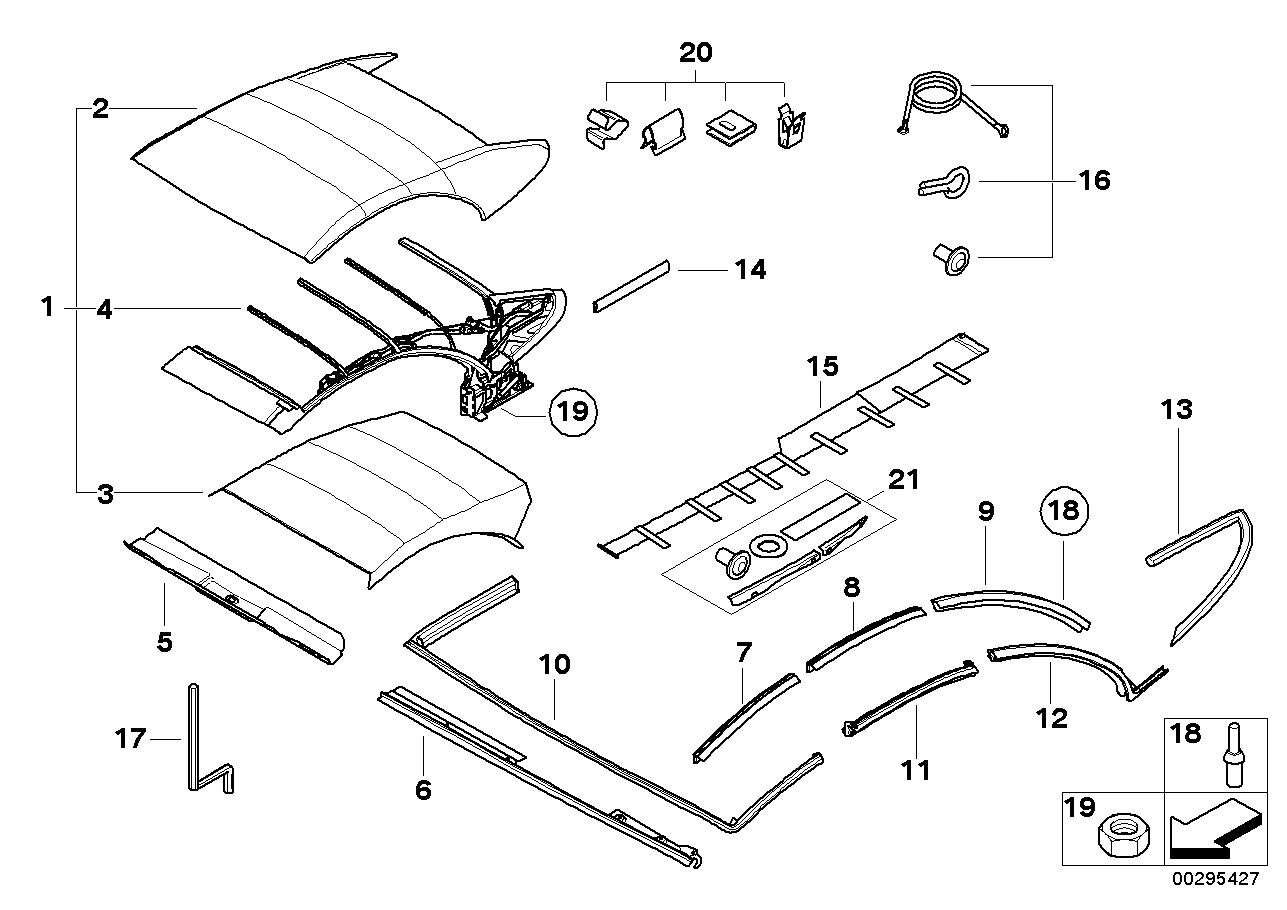 BMW 54347159087 Electrical Folding Top