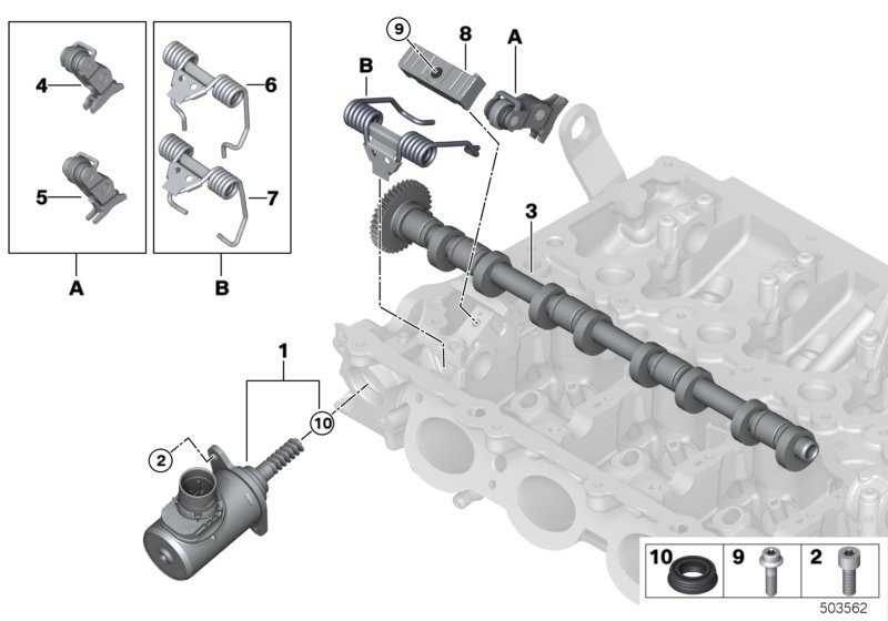 BMW 11378630462 Eccentric Shaft