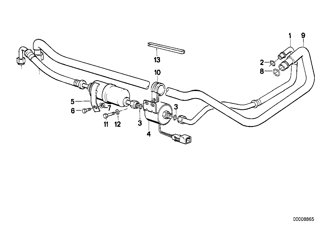 BMW 64501380045 Pipe