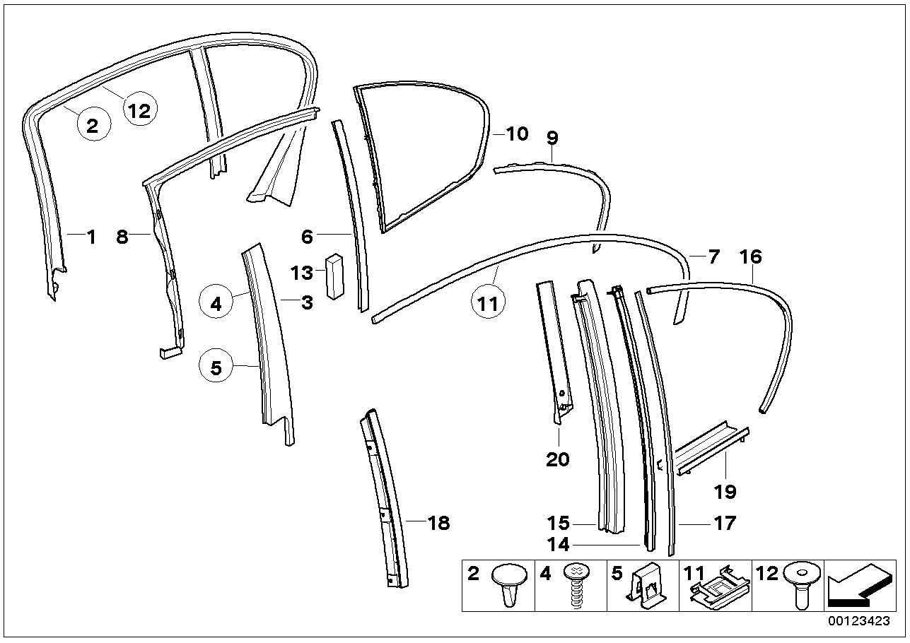 BMW 51357069756 Sealing Tape