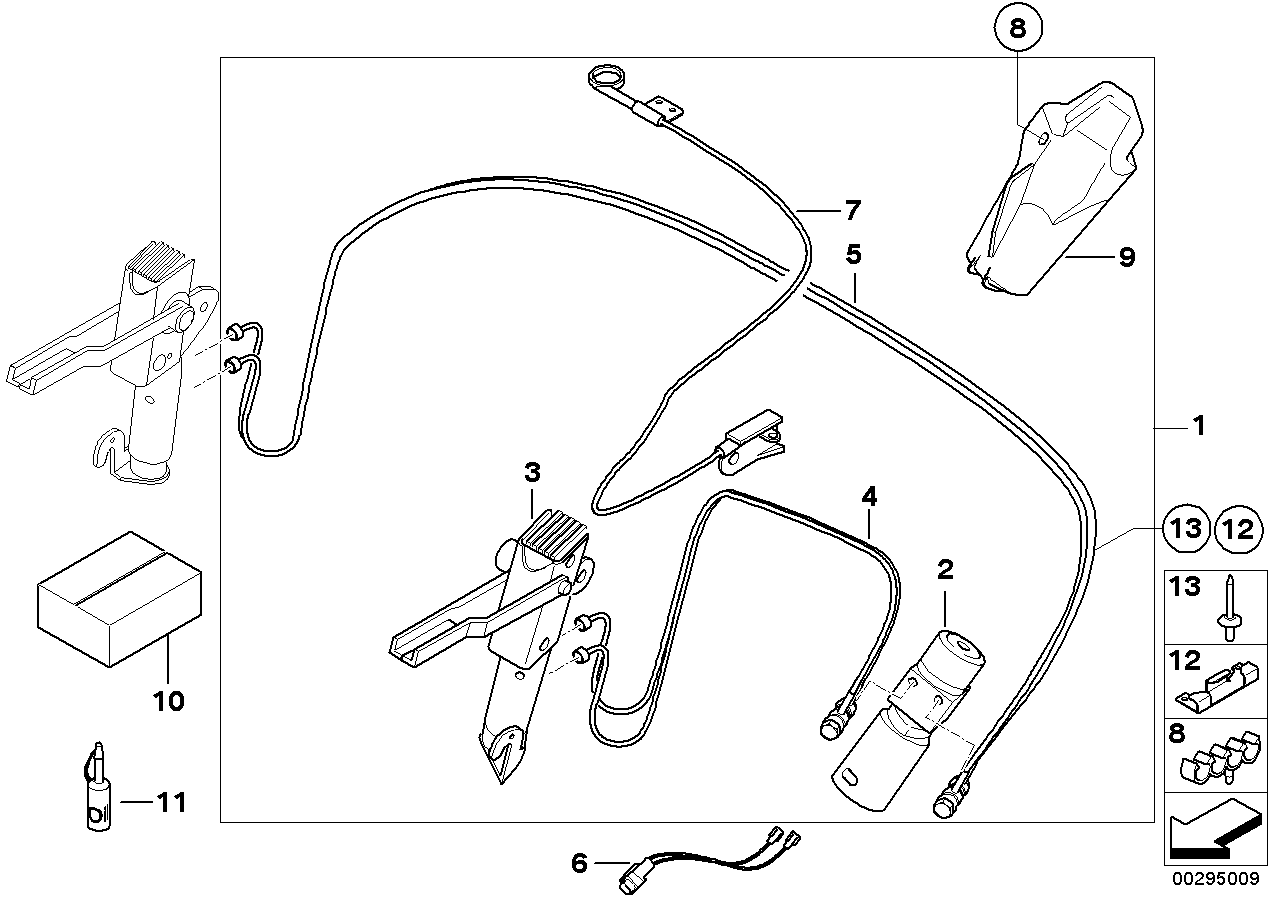 BMW 54347132897 Clip For Hose Line