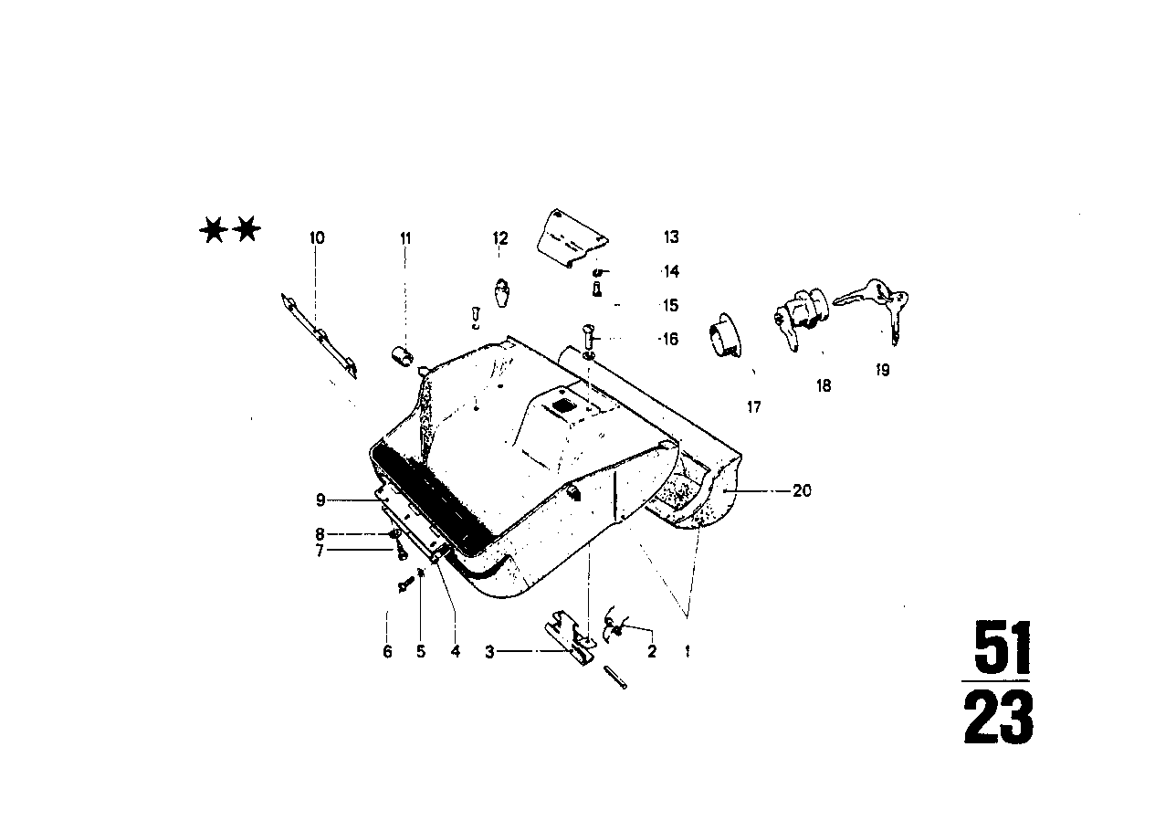 BMW 51161809777 Hinge