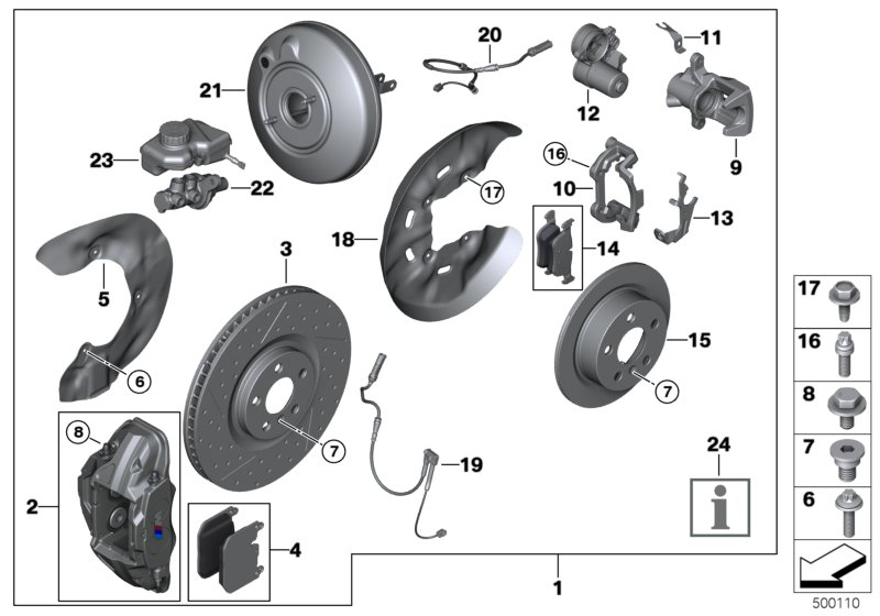 BMW 34206889358 BRAKE DISC RIGHT