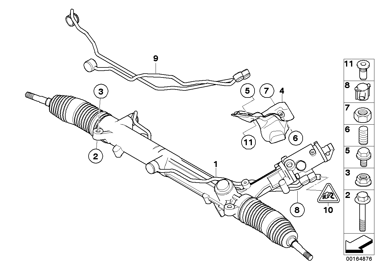 BMW 32106770305 Exchange Hydro Steering Gear