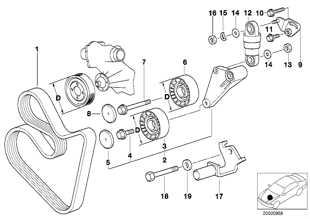 BMW 07119900236 Fit Bolt