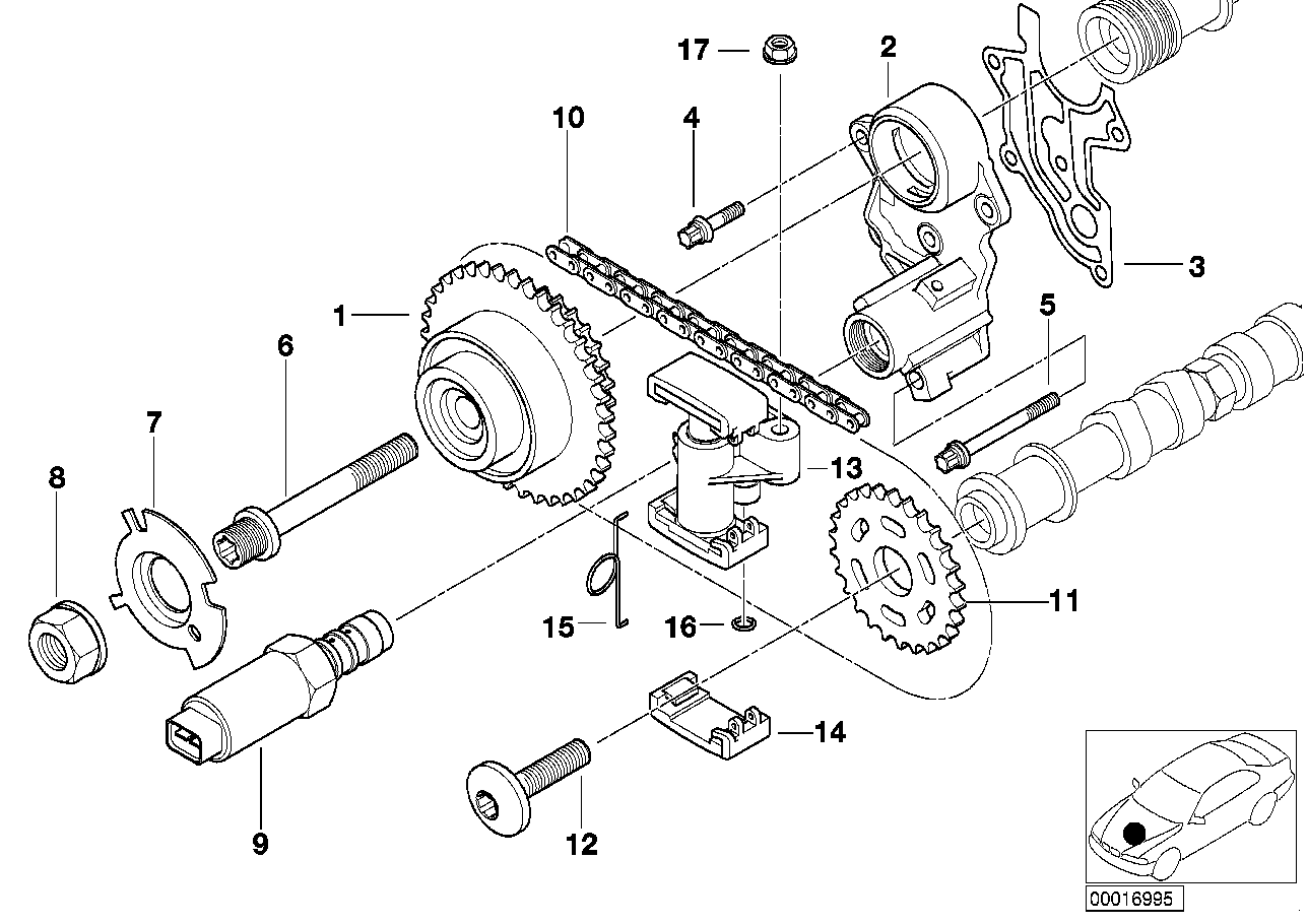 BMW 11361432774 Nut