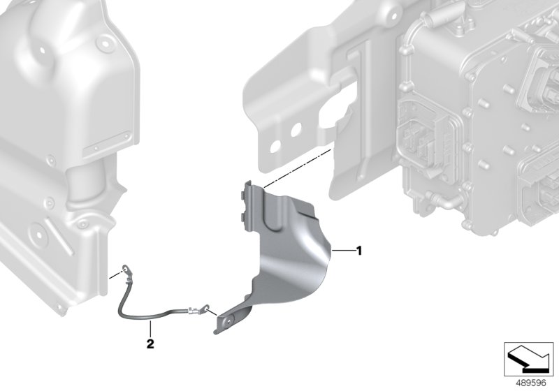 BMW 12907634473 Heat Resistant Plate