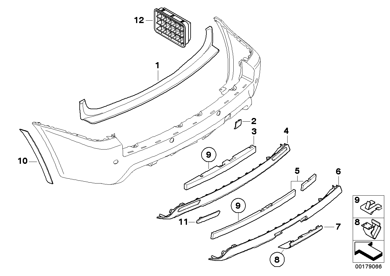 BMW 51123417077 Diffusor