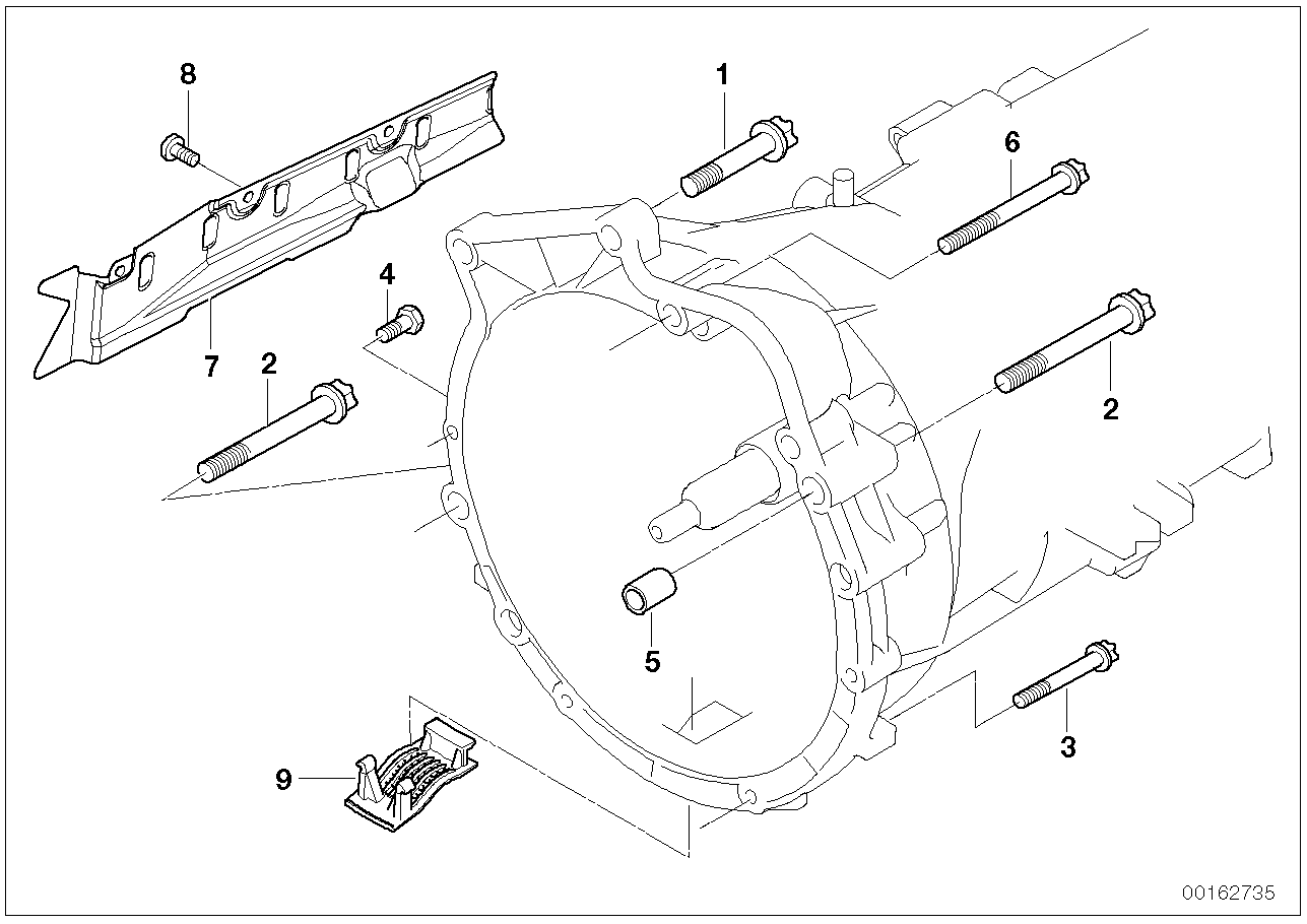 BMW 24007535232 Heat Resistant Plate