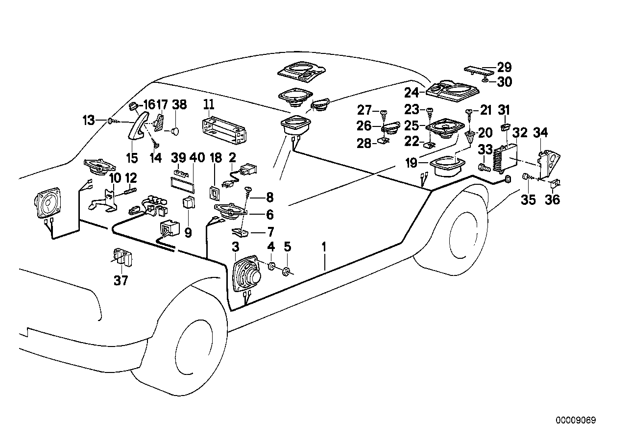 BMW 65111384108 Holder