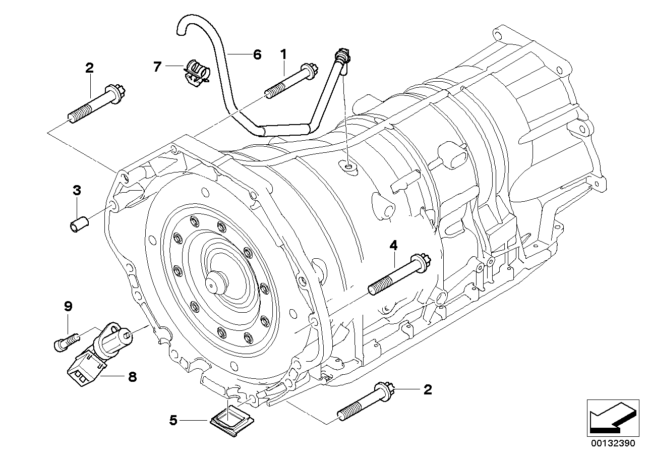 BMW 24147528362 Vent Pipe