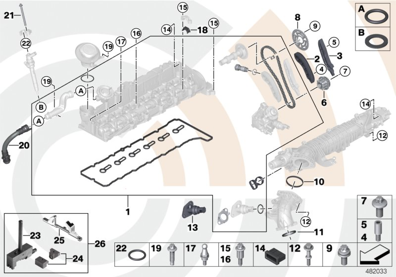 BMW 11127802606 Asa-Bolt