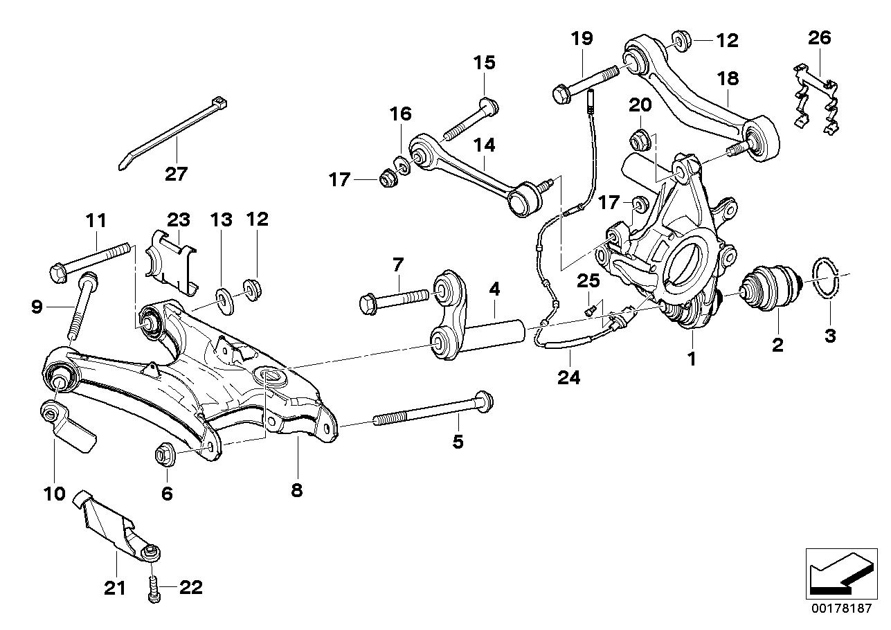 BMW 33321093714 Right Swing Part