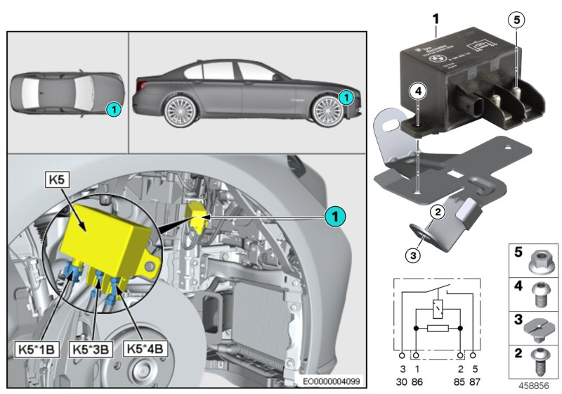 BMW 61366844018 BRACKET FOR RELAY