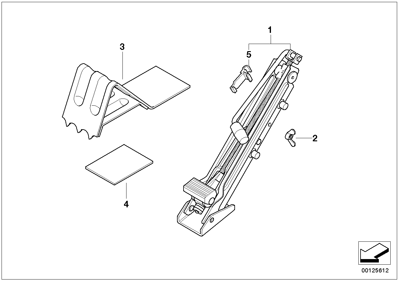 BMW 71126765001 Clamp, Lifting Jack