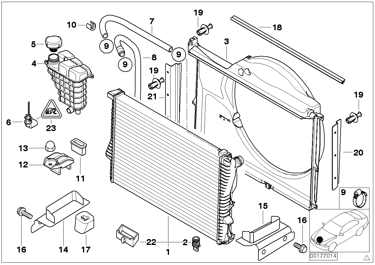 BMW 17137524812 Levelling Switch