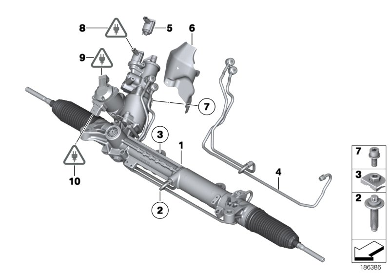 BMW 32106788693 Exchange Hydro Steering Gear,Active Steering