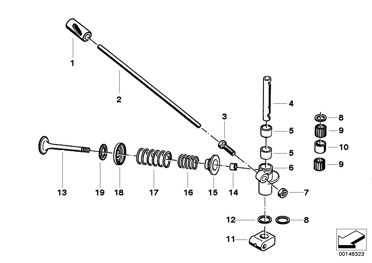 BMW 11340026128 Lower Spring Plate