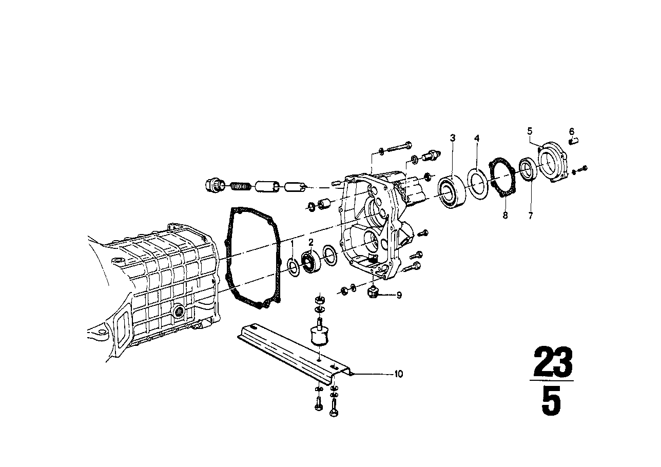 BMW 23711490100 Cross Member