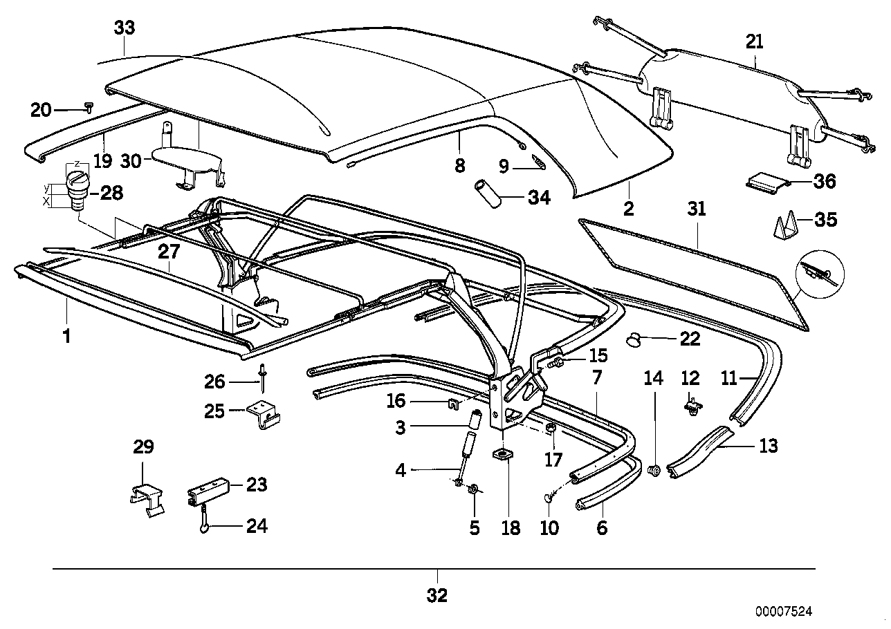 BMW 54311972216 Blind Rivet