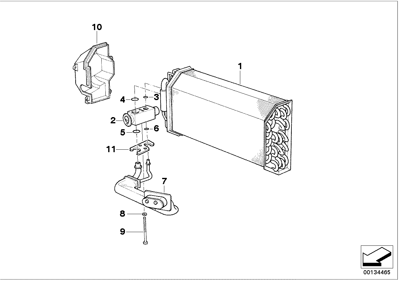 BMW 64116947723 Supporting Plate